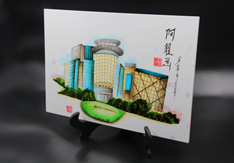 果酱画：繁华都市