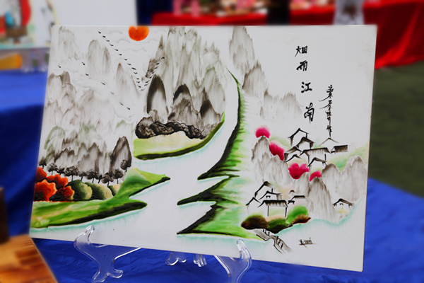 果酱画：烟雨江南