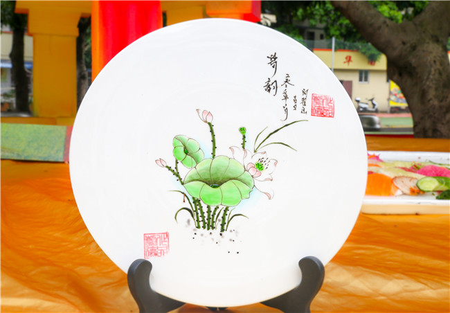 果酱画：荷