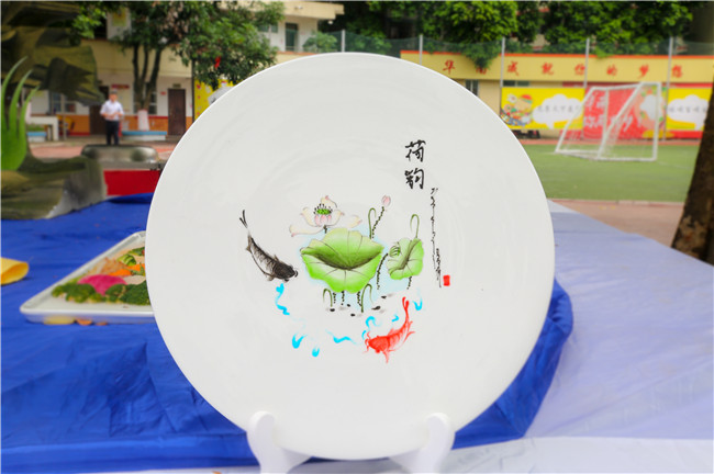 果酱画：荷