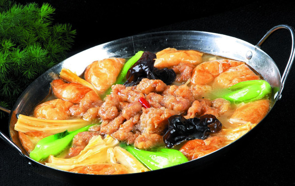 豆腐烩肉